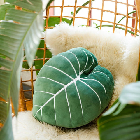 Green Philosophy Co. label and fill exposed to show polyester construction benefits