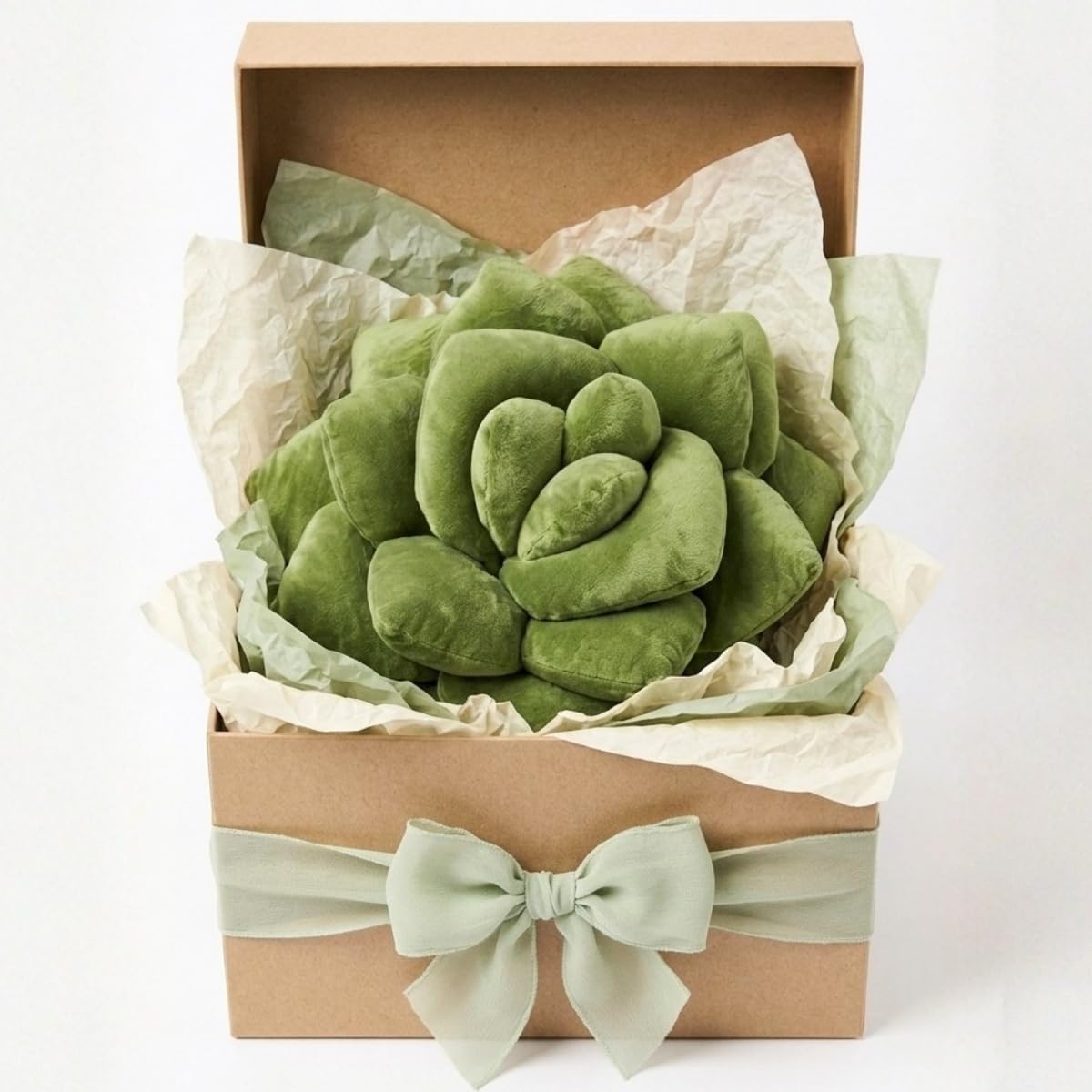 Green Philosophy Co. pillow on bed creates cozy plant-inspired bedroom vibe