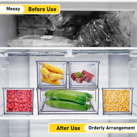 Greenby drawers displayed on kitchen counter presenting tidy pantry organization benefit
