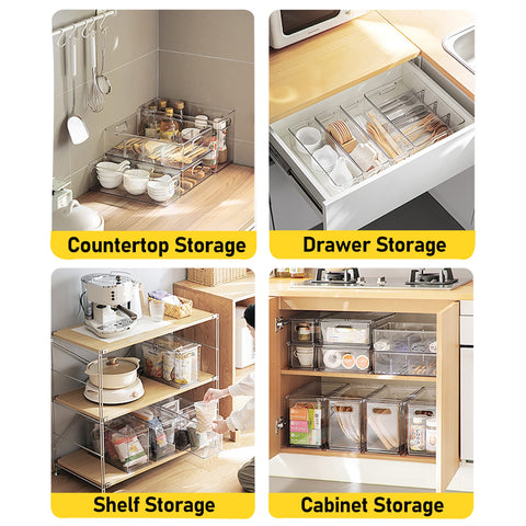 Greenby drawer next to hand for scale demonstrating compact, space-saving benefit