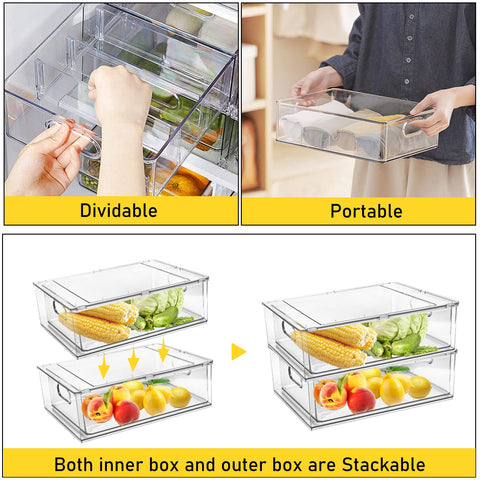 Greenby small drawer front view storing berries and snacks for quick access