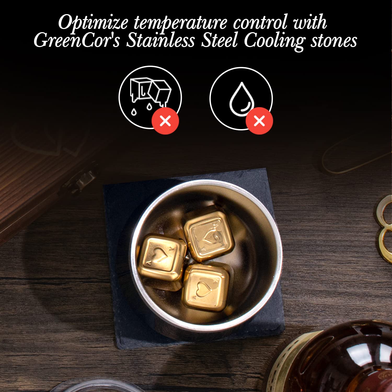 GreenCor gift set in use with couple toasting outdoors to showcase celebration-ready convenience