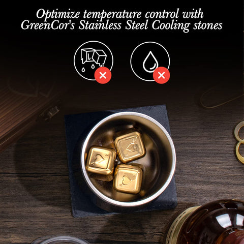 GreenCor gift set in use with couple toasting outdoors to showcase celebration-ready convenience