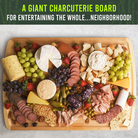 Greener Chef charcuterie spread on board for serving that impresses guests