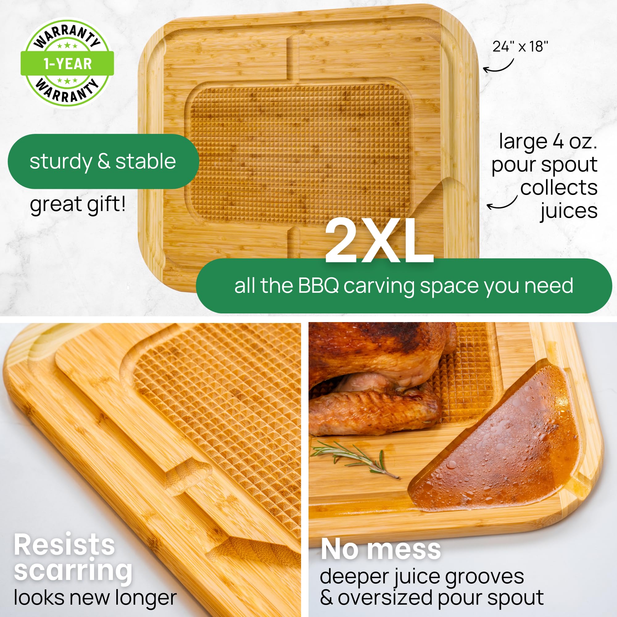 Greener Chef size comparison with hands for scale benefit: shows manageable lightweight handling