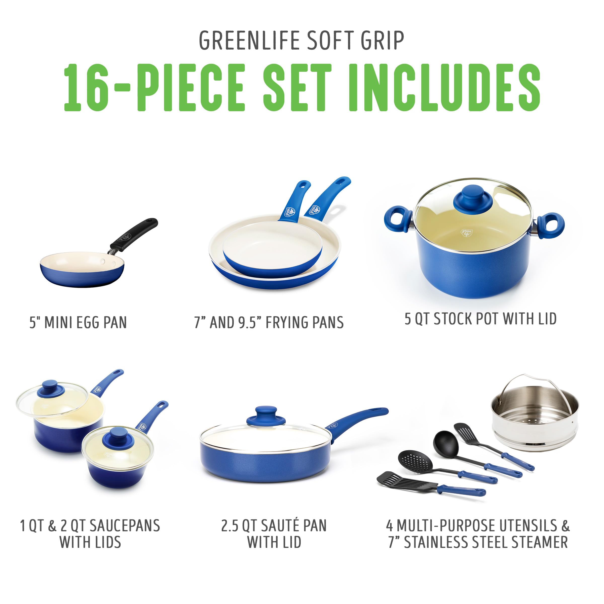 GreenLife 4-inch mini frypan close-up showing compact size and quick small-batch cooking