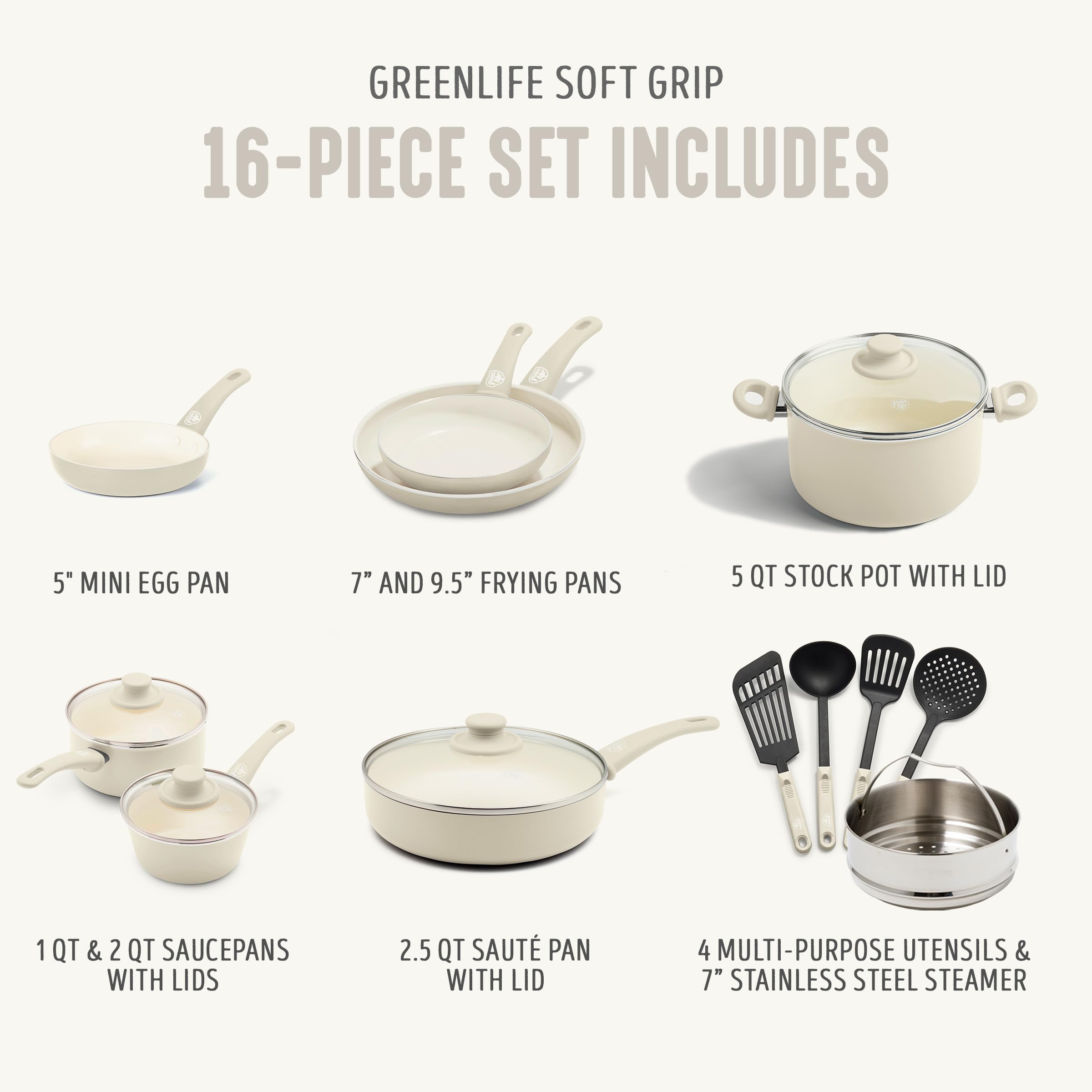 GreenLife Soft Grip handle close-up offering comfortable, stay-cool control
