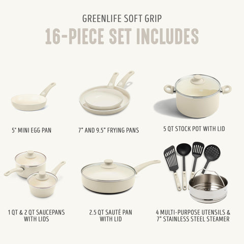 GreenLife Soft Grip handle close-up offering comfortable, stay-cool control