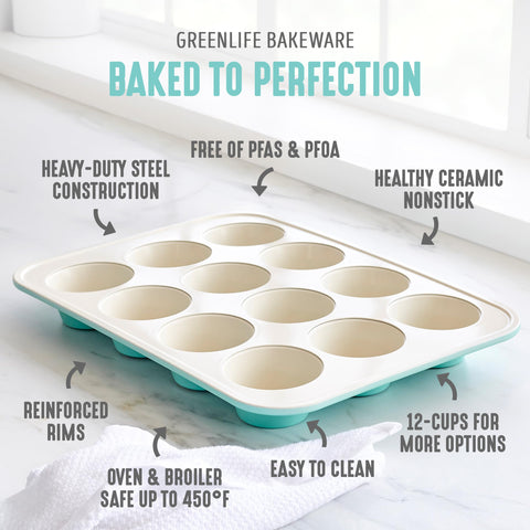 greenlife cup size comparison with ruler showing bakery-style portion benefit