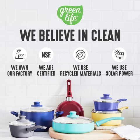 GreenLife set beside kitchen items to show real-world scale