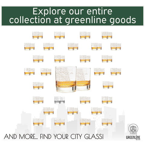 Greenline Goods glasses on bar with cocktail showing stylish entertaining