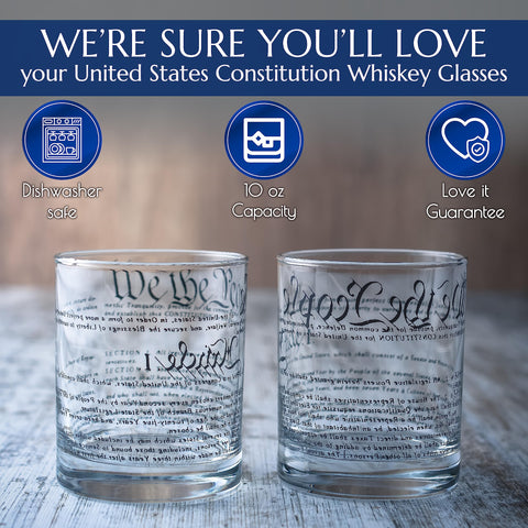 Greenline Goods two-glass set and packaging displayed as a ready patriotic gift option