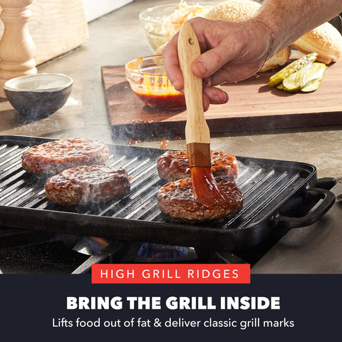 GreenPan Bobby Flay on outdoor grill demonstrating suitability for open flame cooking
