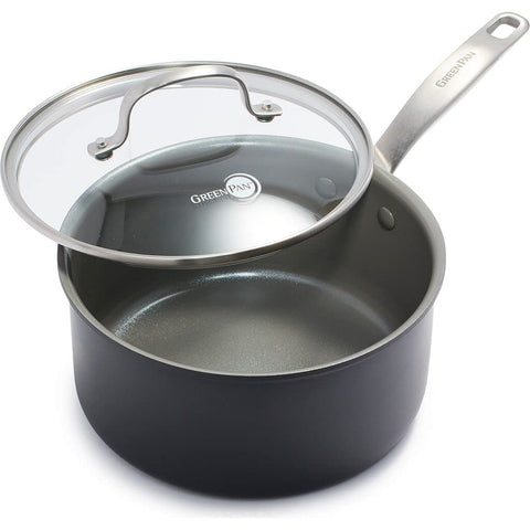 GreenPan Chatham front view showing pot and lid for versatile cooking