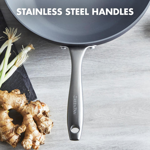 GreenPan Lima helper handle for safe lifting and serving large meals