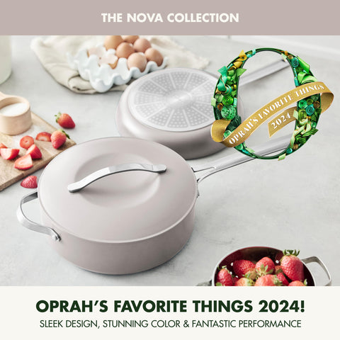 GreenPan 10-inch frypan top view showing smooth ceramic surface and quick release