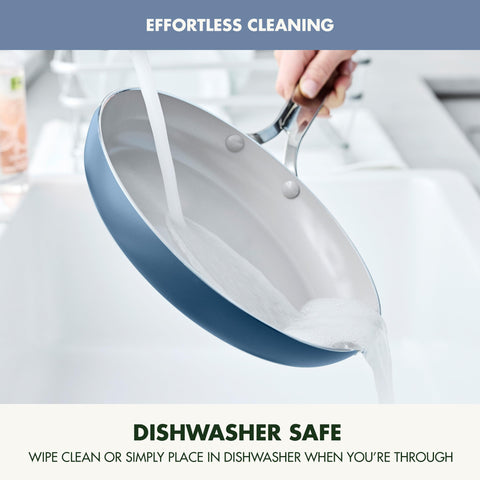 GreenPan pan protectors and Wonder Sponge for safe storage and easy cleaning