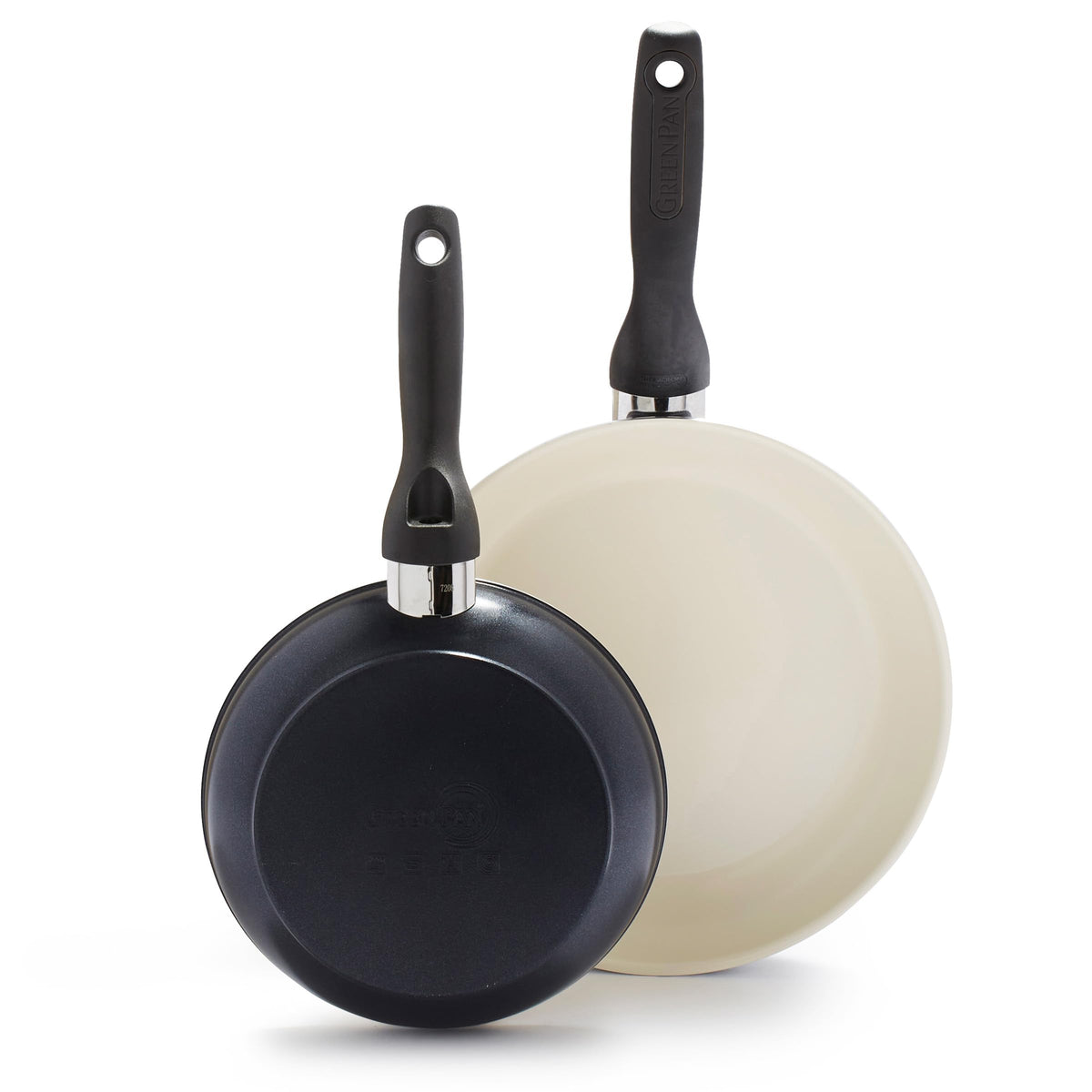 GreenPan Rio front packaging showing set and colorful finish benefits easy identification