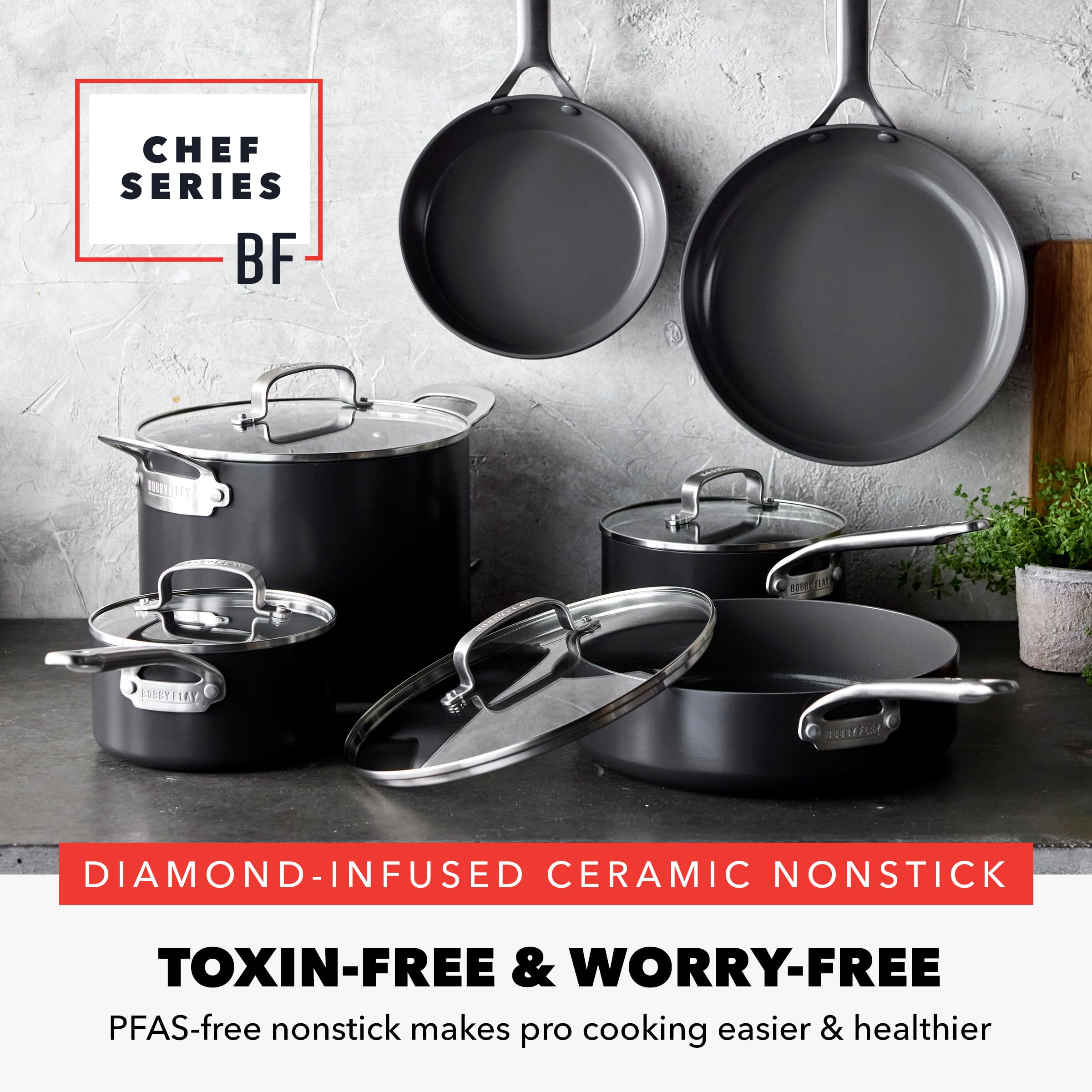 GreenPan sauté pan interior view highlighting nonstick surface and easy release