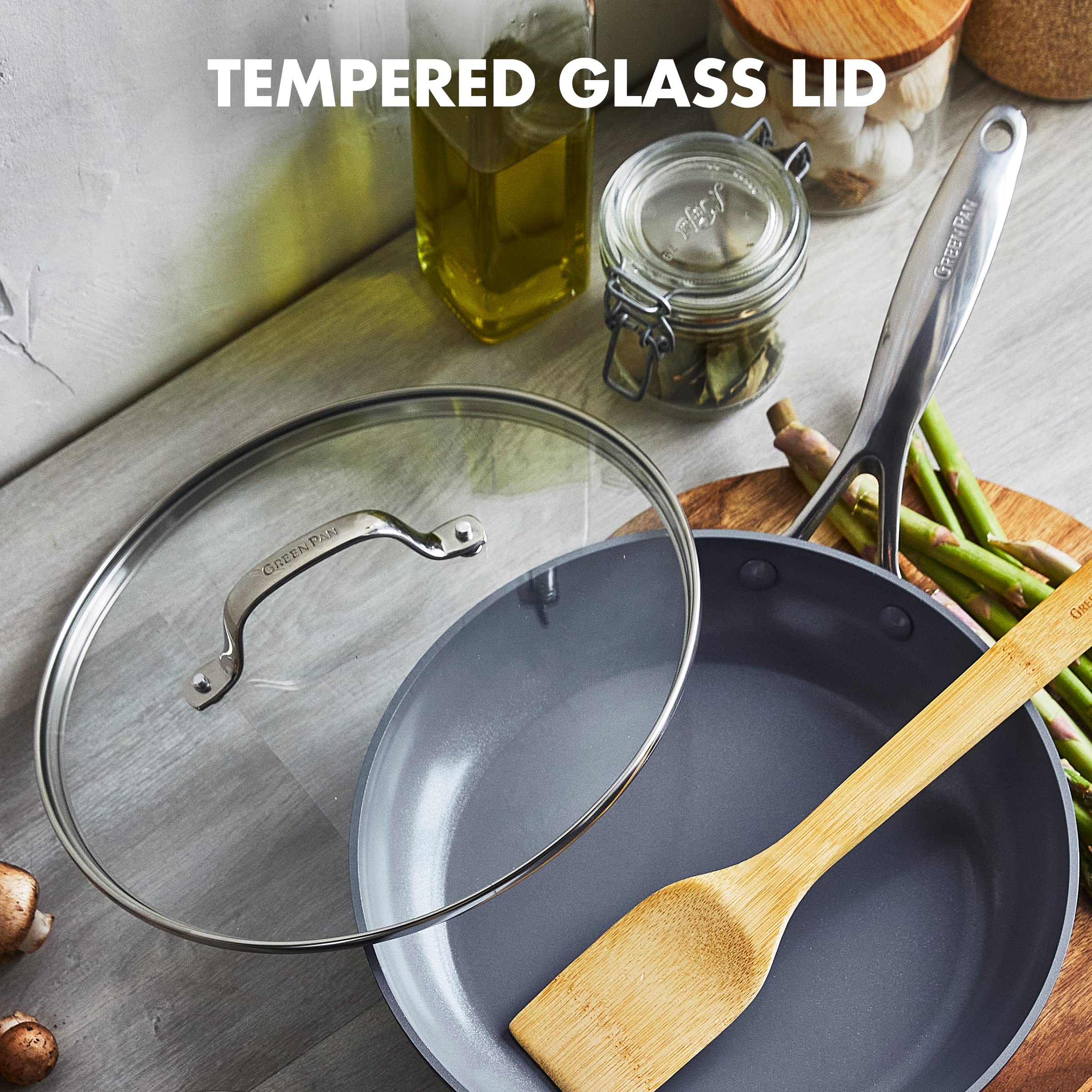 GreenPan Valencia Pro in use sautéing vegetables for reliable everyday performance