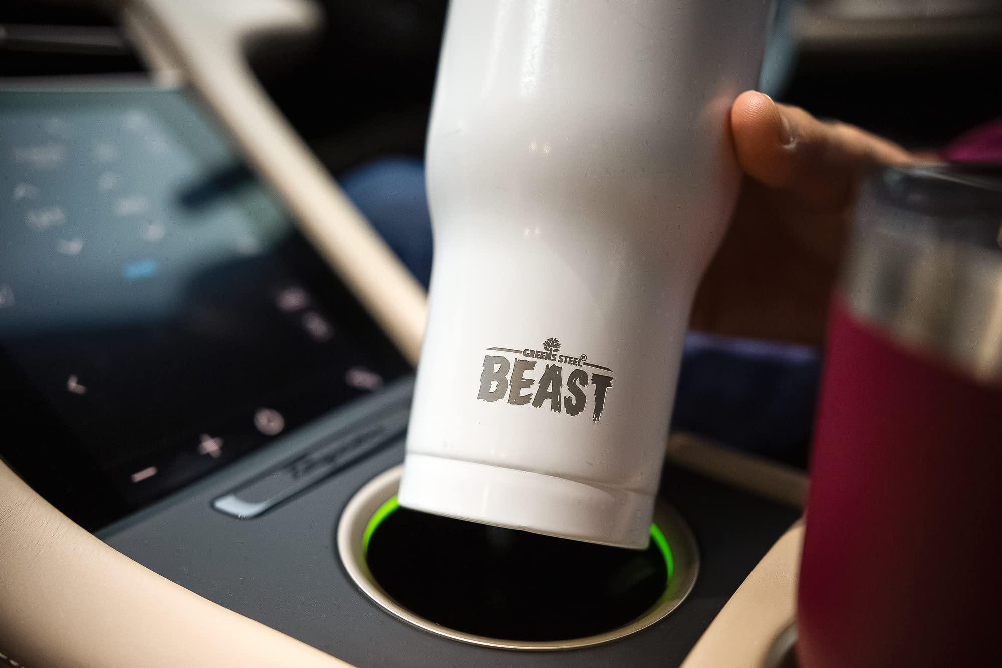 Greens Steel BEAST two reusable straws and brush included for versatile sipping
