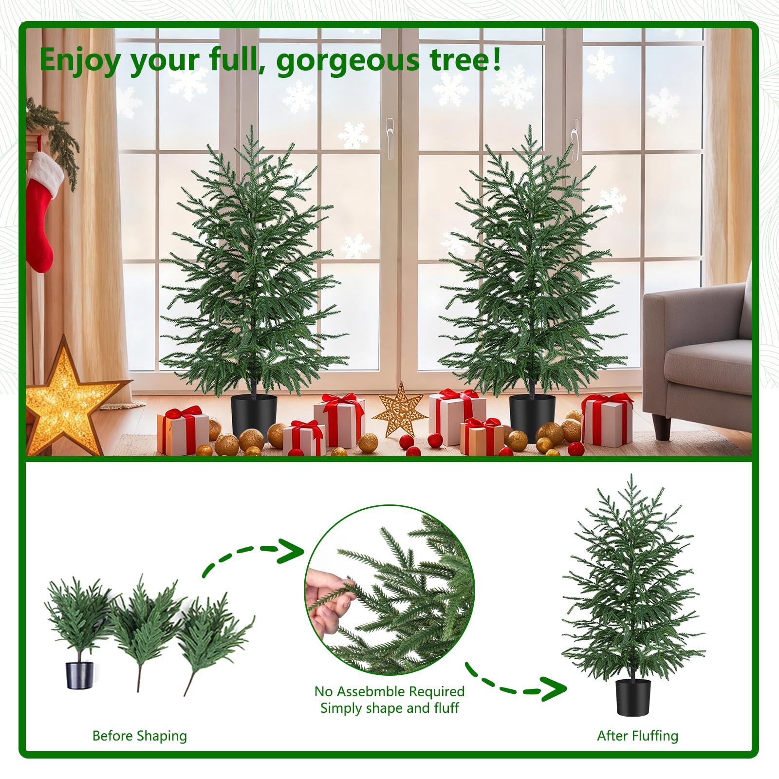 Grooy styled on a living room table for instant seasonal ambiance and decor