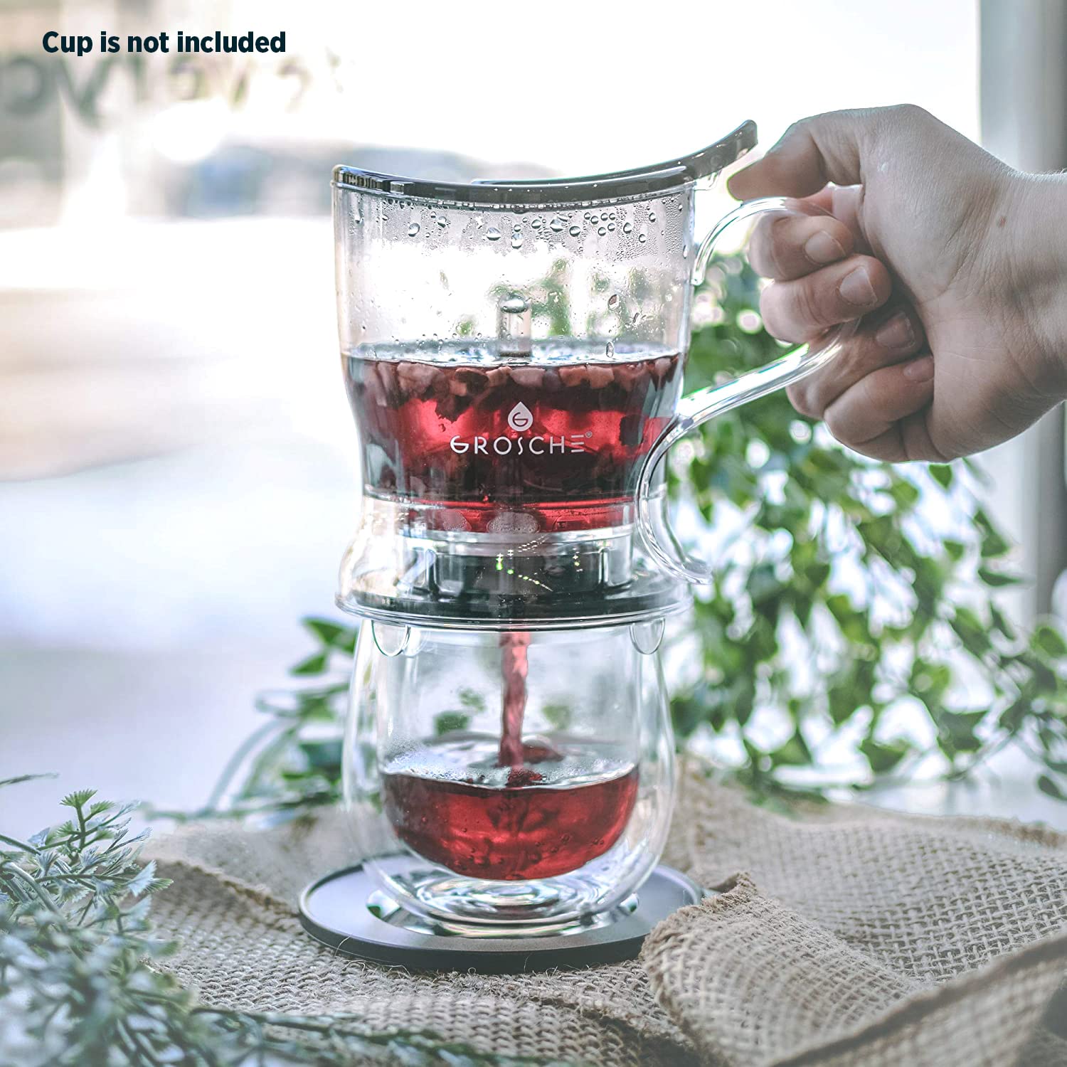GROSCHE Aberdeen inside dishwasher showing safe placement benefit: effortless cleaning