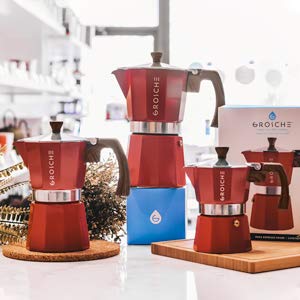 GROSCHE Milano brewing on gas stove for camping and home versatility