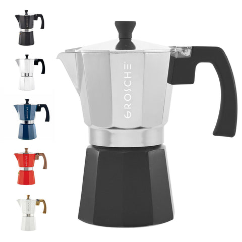 GROSCHE Milano front view showing sleek Tuxedo Black finish and compact silhouette benefits quick storage