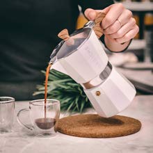 GROSCHE Milano on a breakfast table showing stylish home coffee preparation