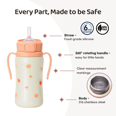 GROSMIMI rotating handle in motion for comfortable toddler grip