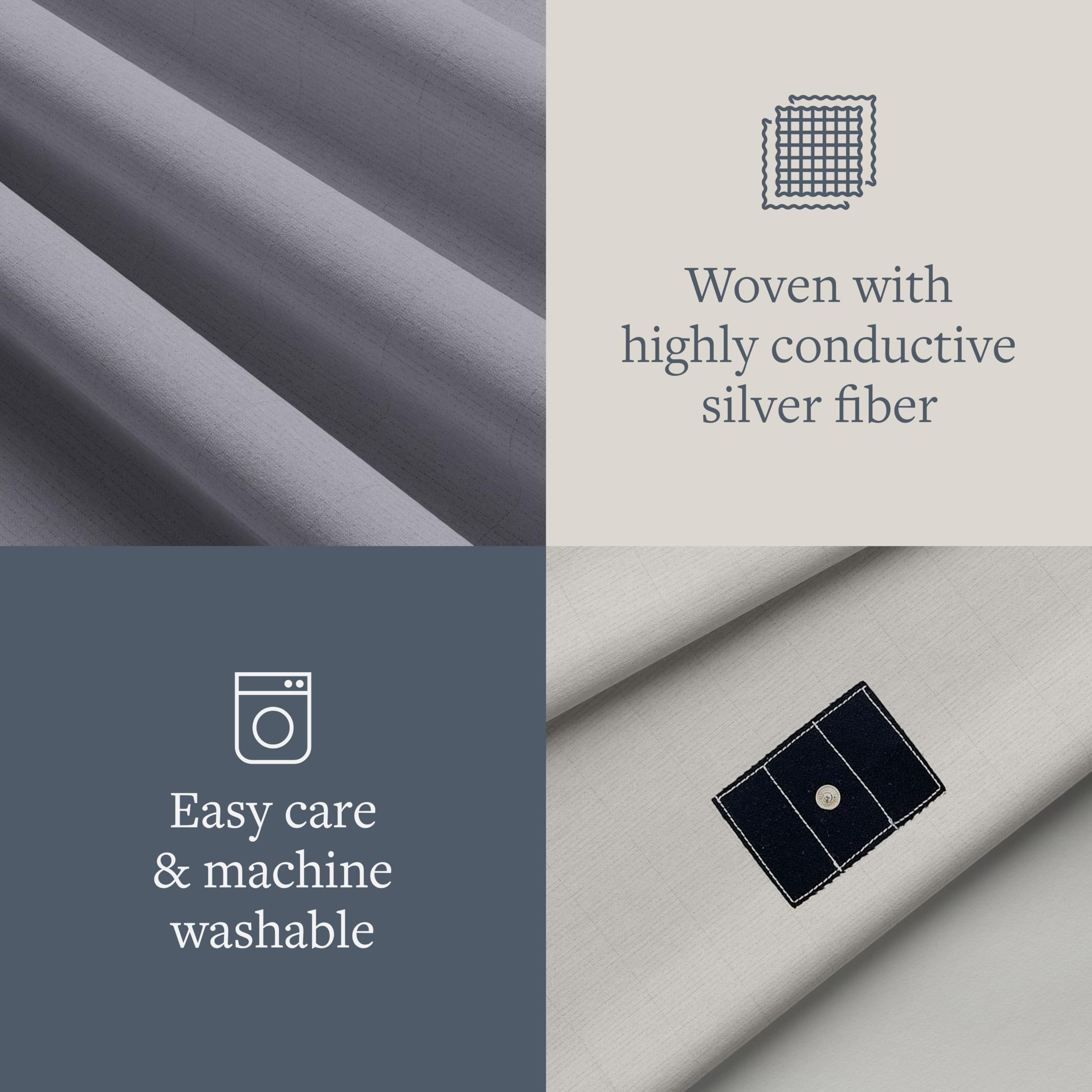 GroundLuxe sheet on king mattress showing smooth fit and breathable finish