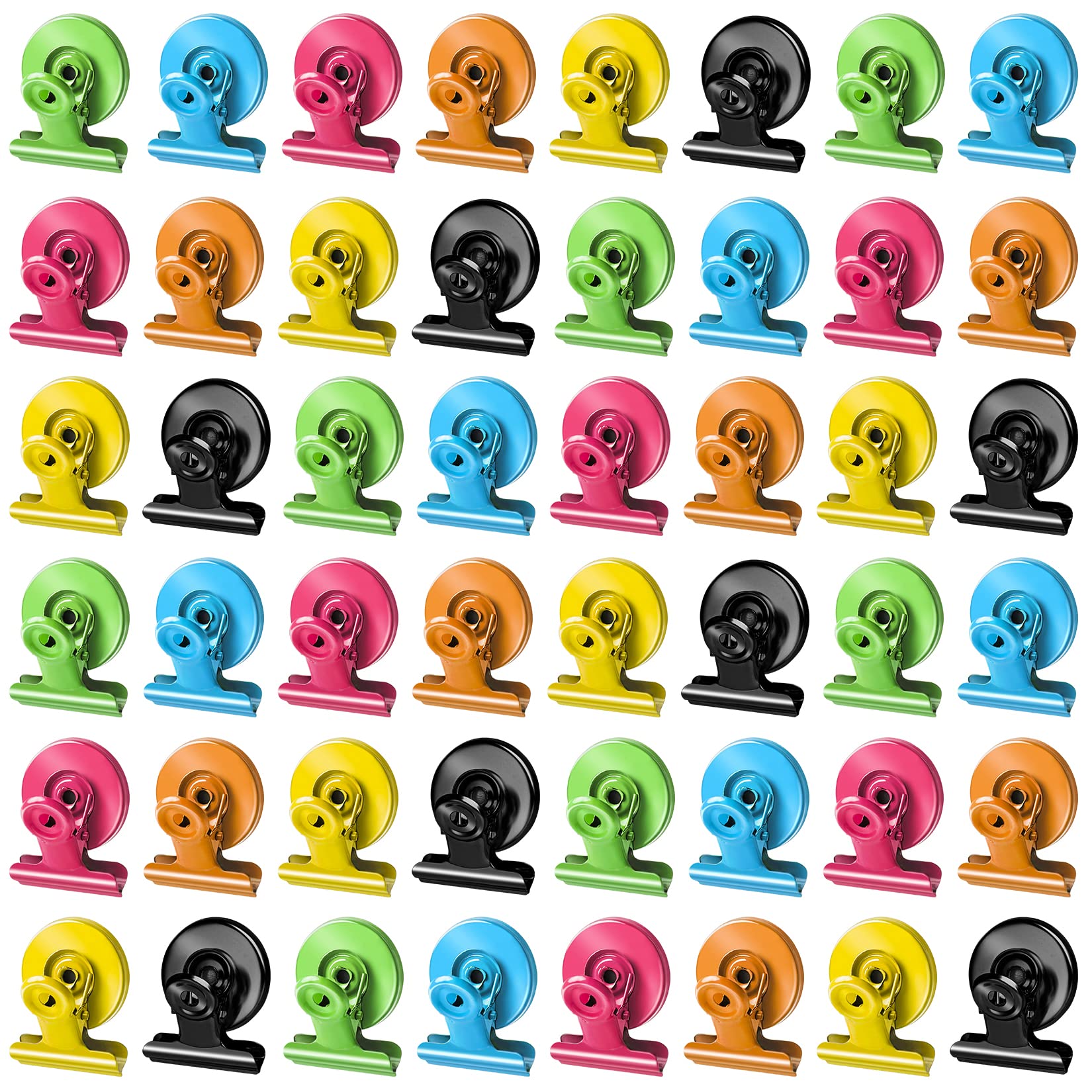 Grtard front packaging showing 48 colorful magnetic clips and package value
