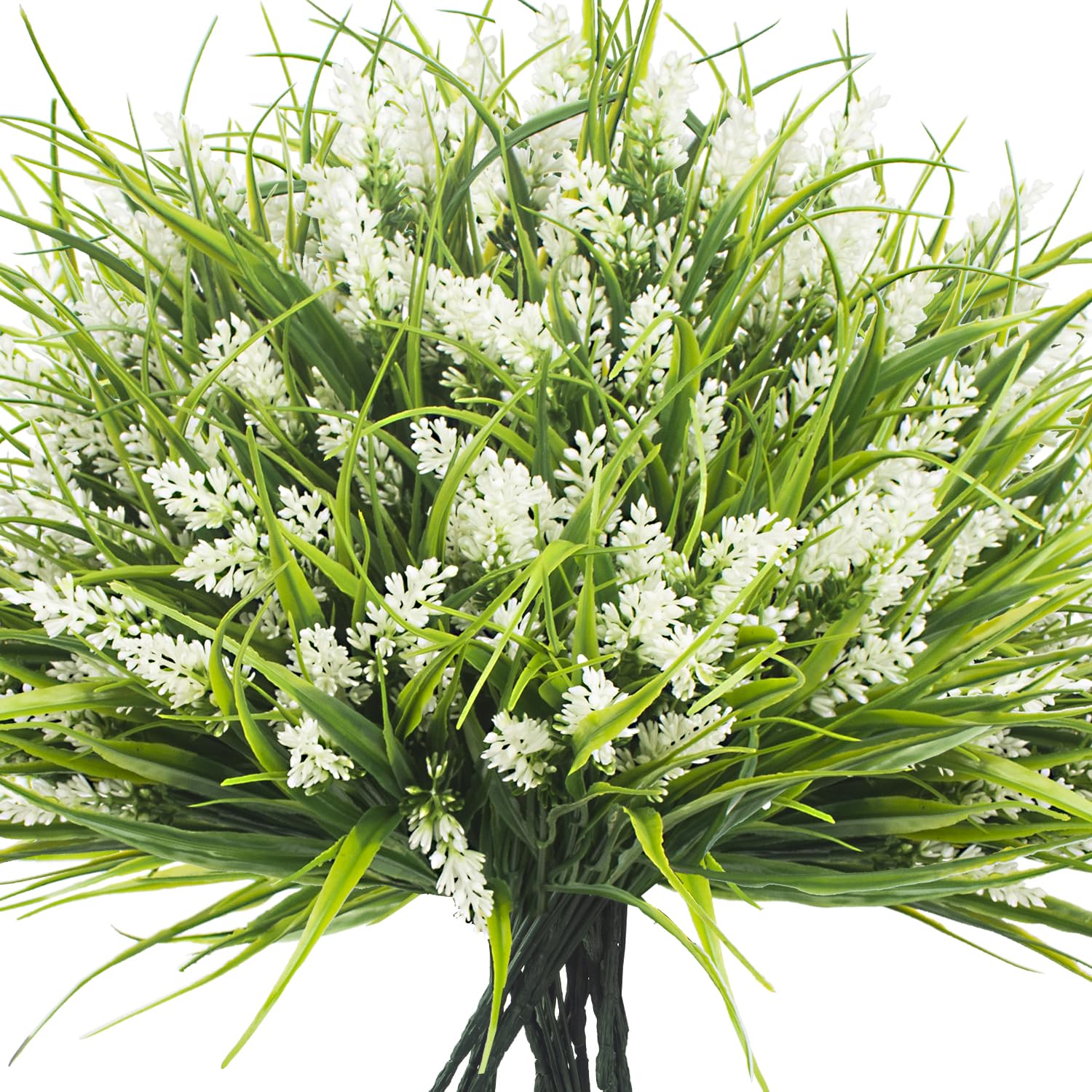 Grunyia front view showing 20 bundles arranged outdoors for instant decor and weather resistance