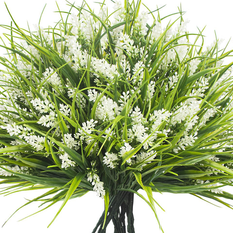 Grunyia front view showing 20 bundles arranged outdoors for instant decor and weather resistance