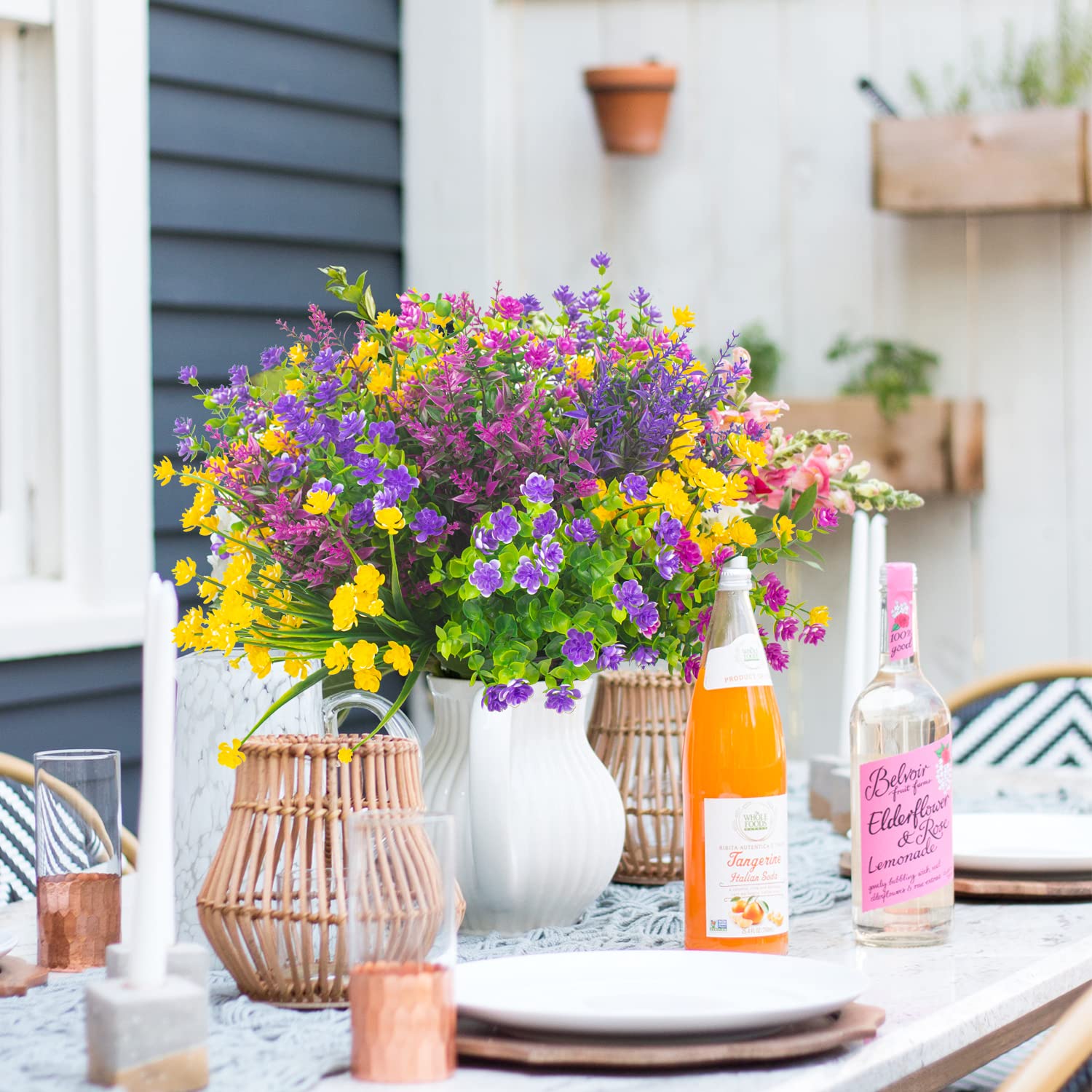 Grunyia arranged in a window box demonstrating instant outdoor curb appeal