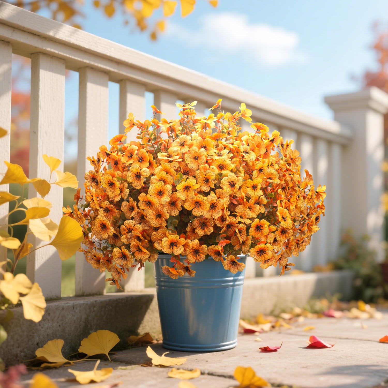 Grunyia arranged in an outdoor planter demonstrating weather resistance and curb appeal