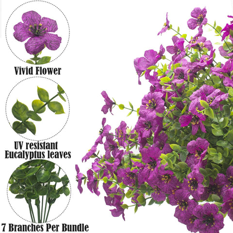 Grunyia stem and leaf detail, flexible stems for natural arrangement