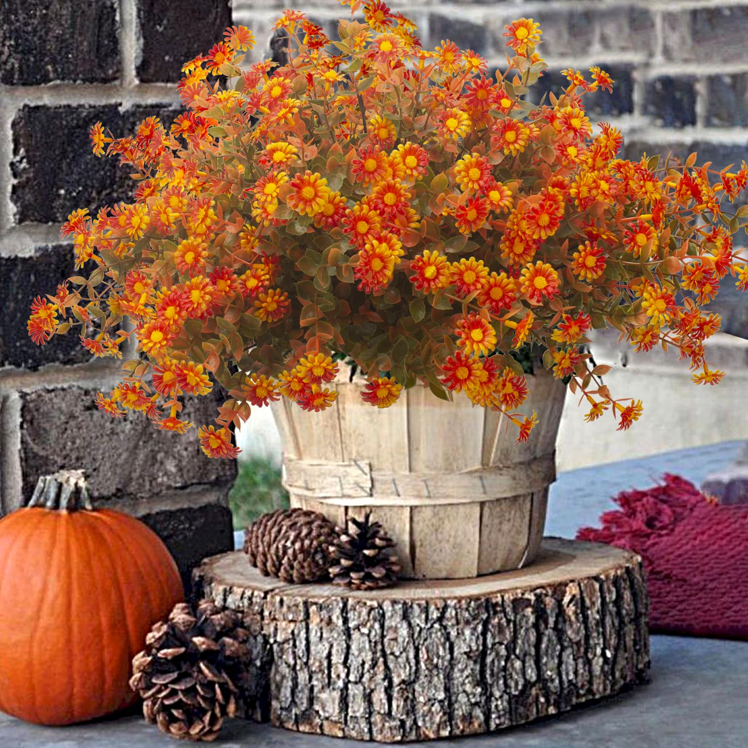 Grunyia woven into a wreath illustrating easy DIY decor use
