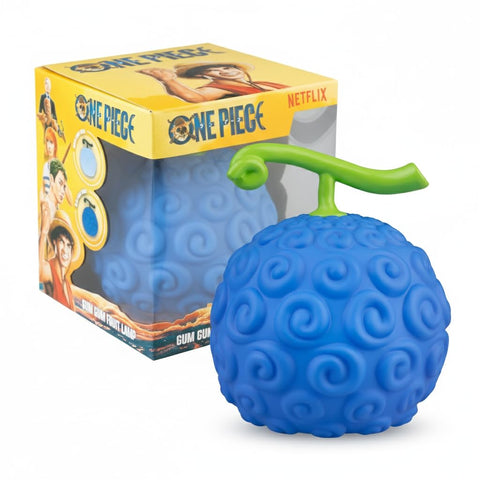 Grupo Erik front view of Gomu Gomu no Mi lamp showing shape and glow benefit