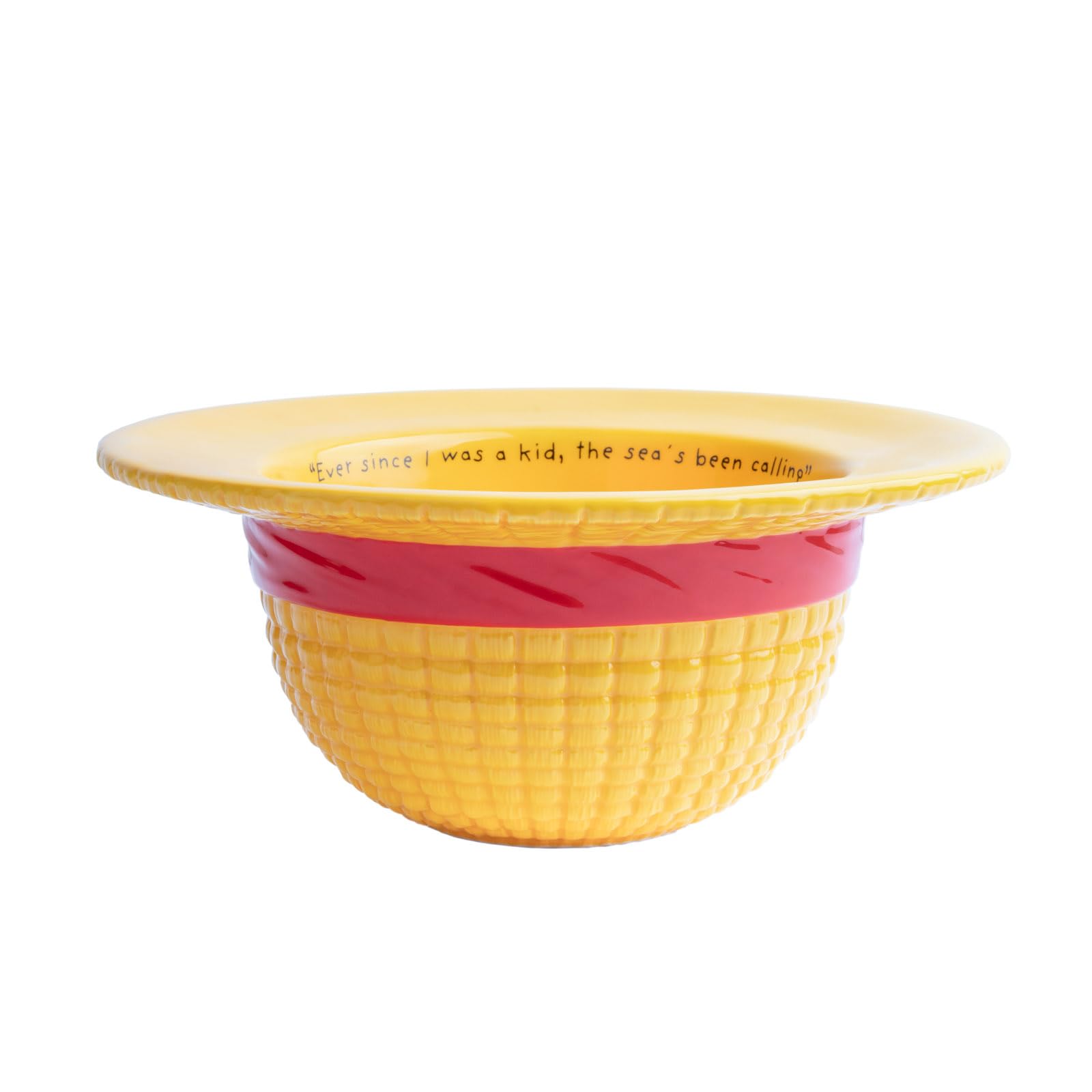 Grupo Erik bowl front view showing Straw Hat emblem and collectible appeal