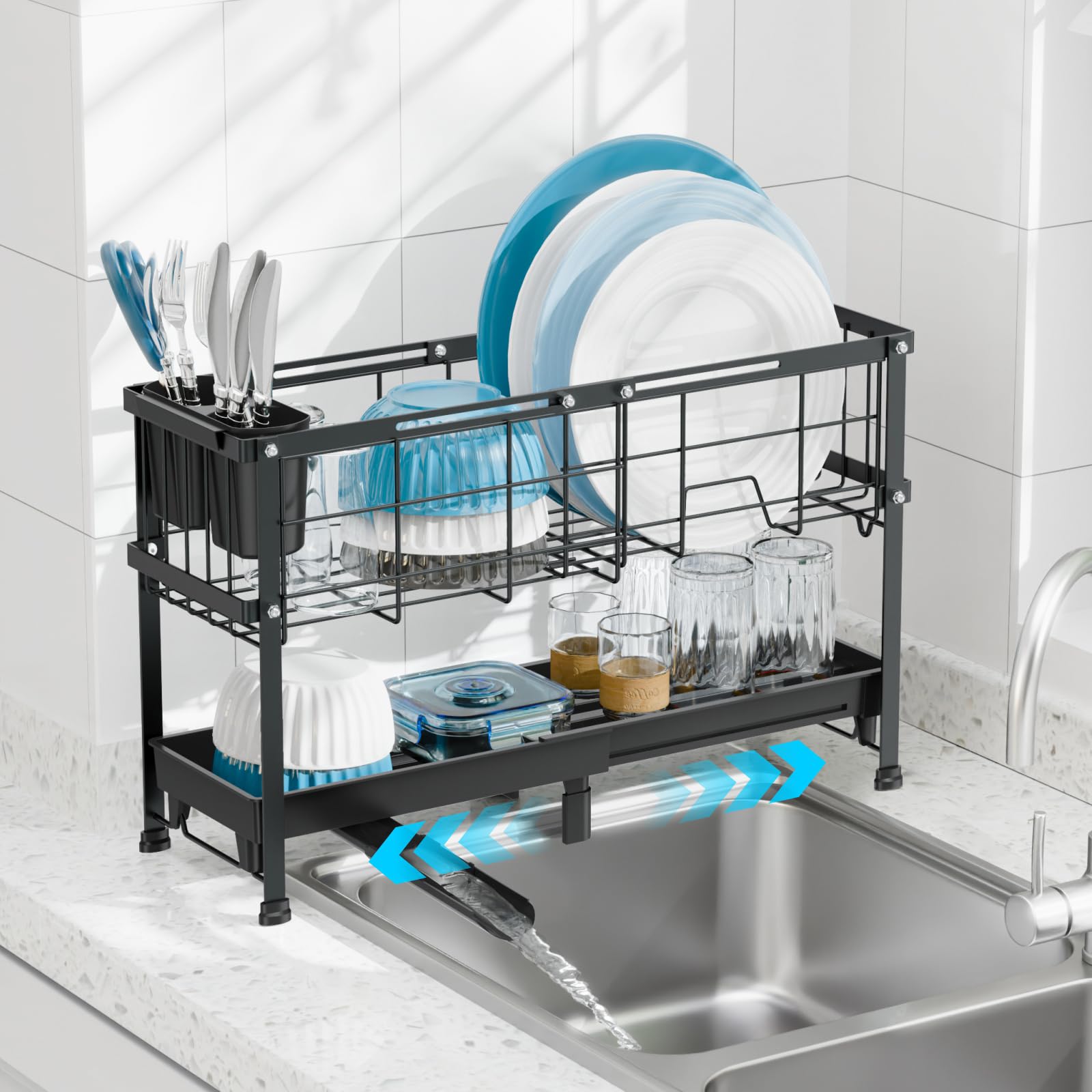 GSlife front view showing compact rack and space-saving benefit