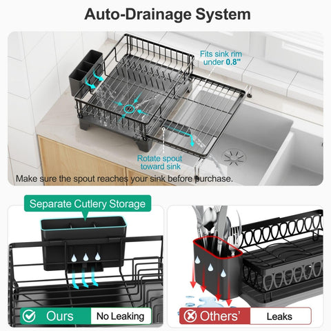 GSlife adjustable support legs extended to fit various sink widths