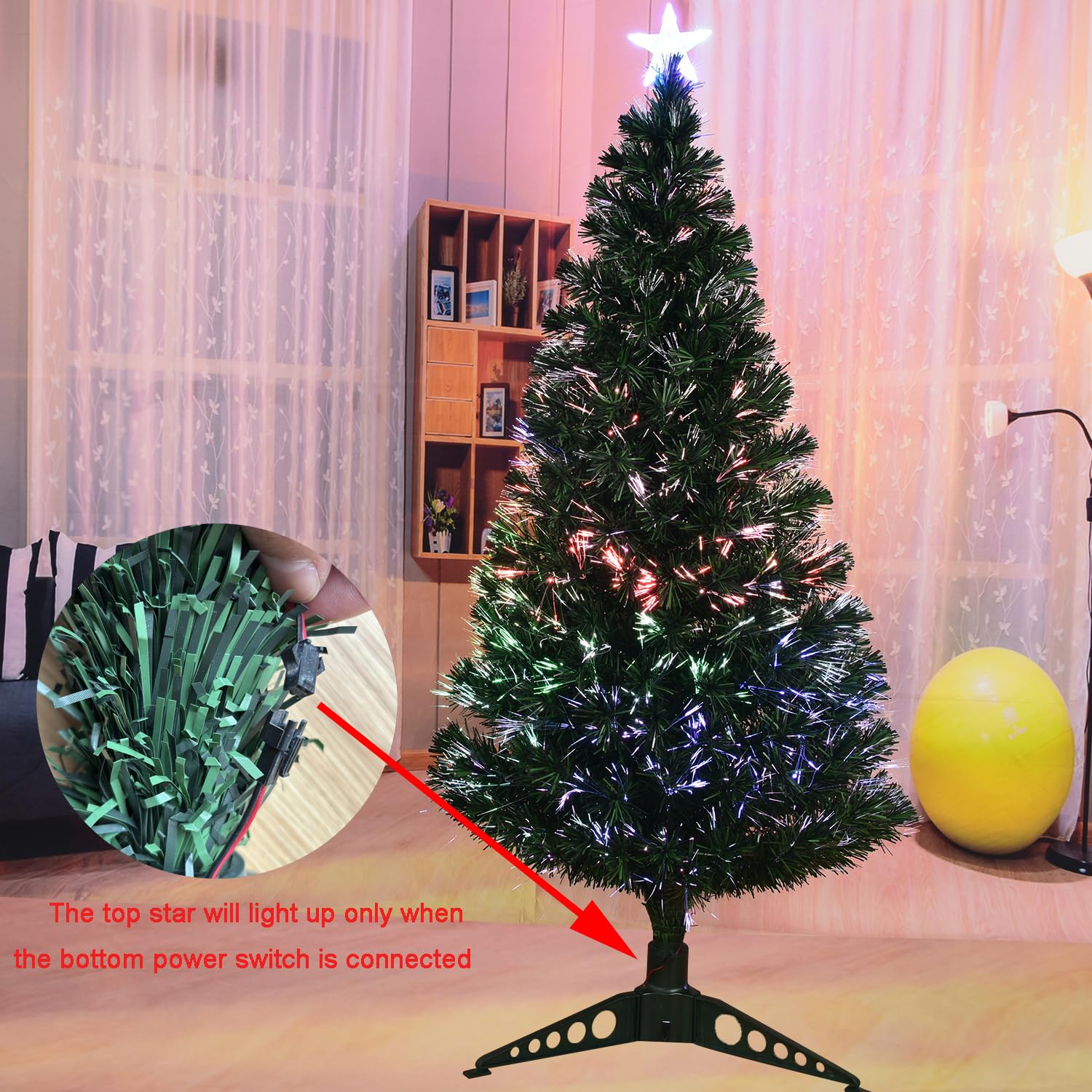 GSXMAS branch needle detail showing realistic PVC texture and flexible shaping