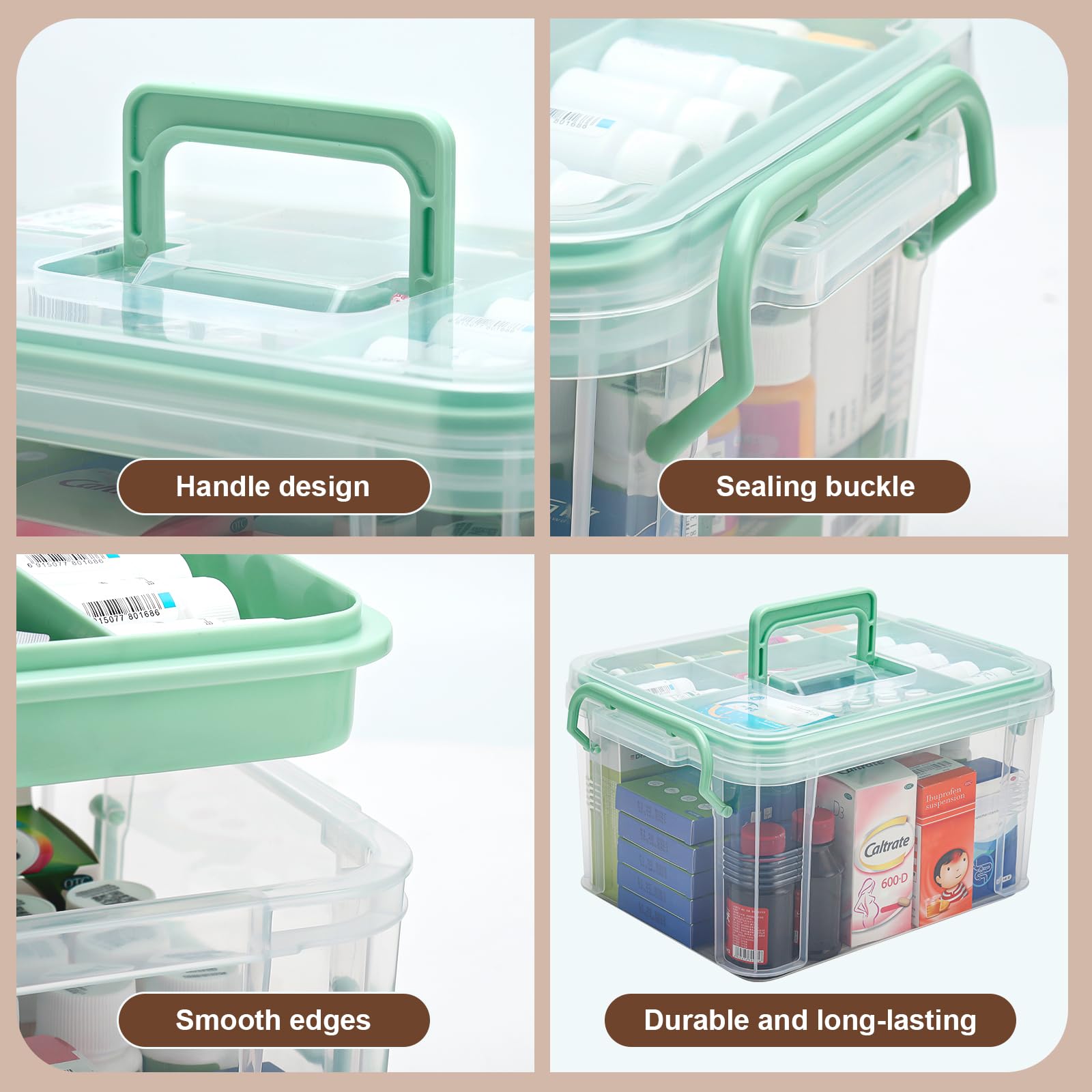 guaiboshi top view with labeled compartments for fast identification benefit