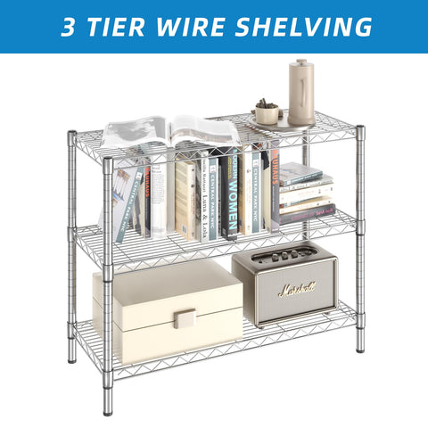Guan River shelves loaded with storage bins showing strong load-bearing capacity benefit