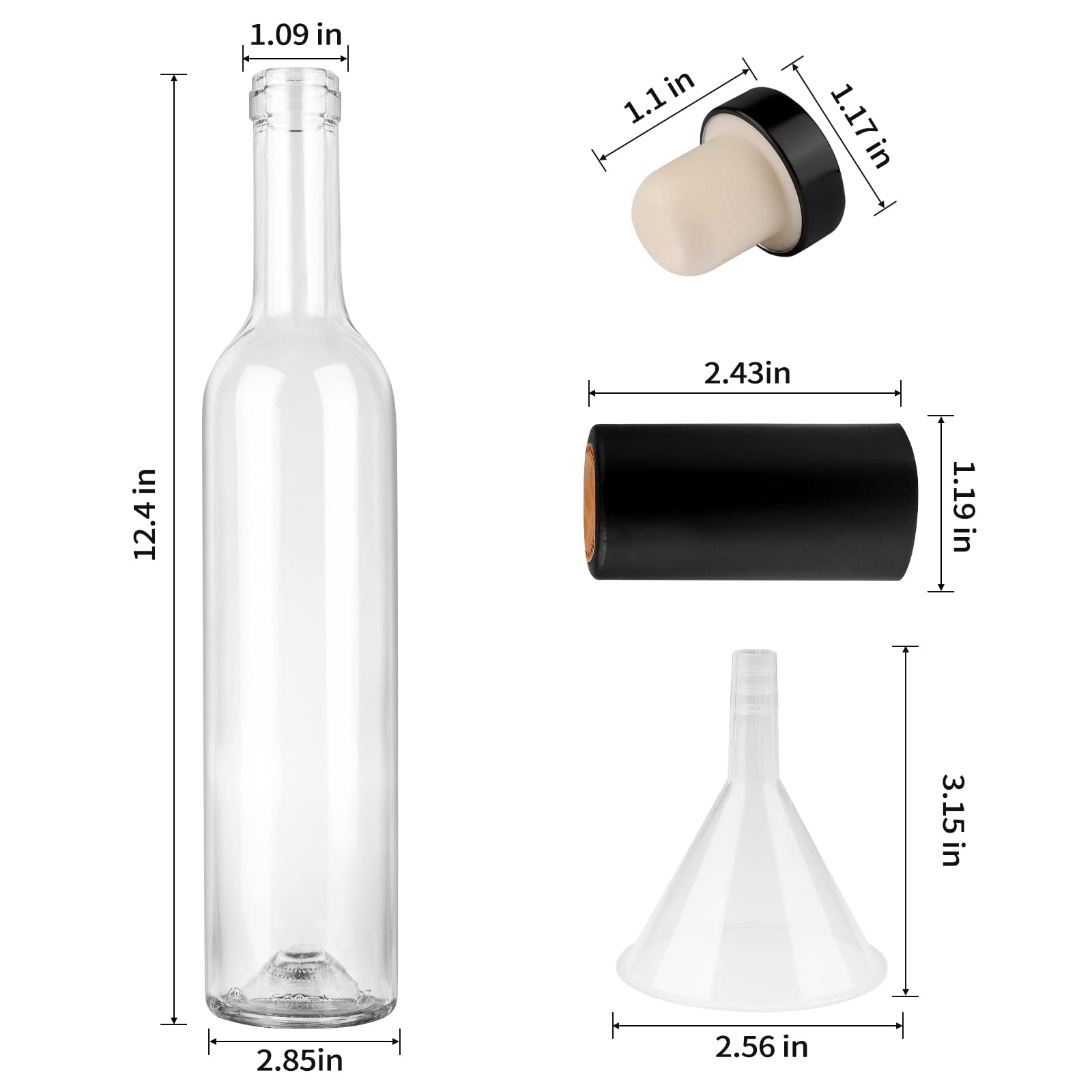 GUANENA close-up of cork stopper and PVC shrink capsule guaranteeing secure seal
