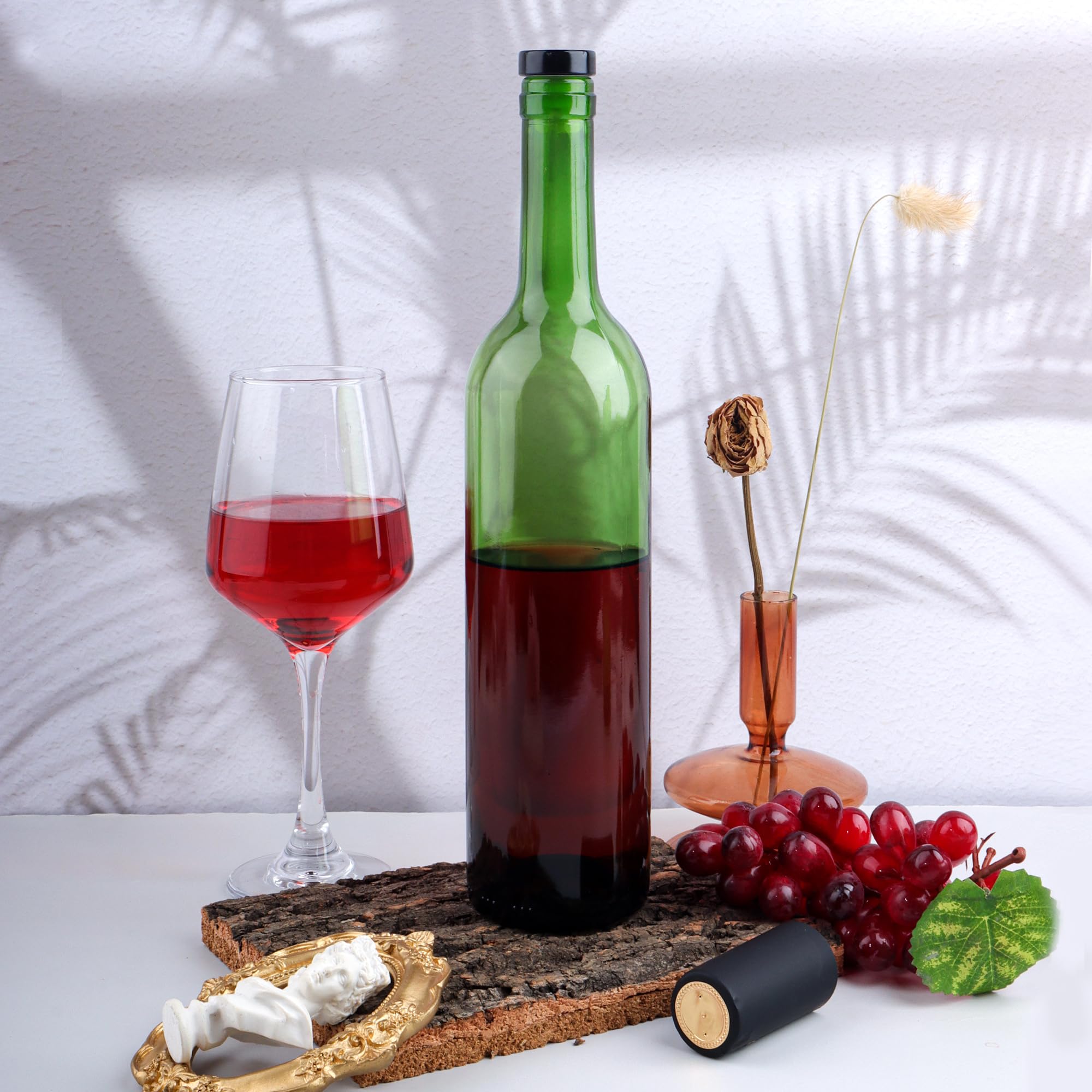 GUANENA funnel placed beside bottles illustrating easy, spill-free pouring advantage