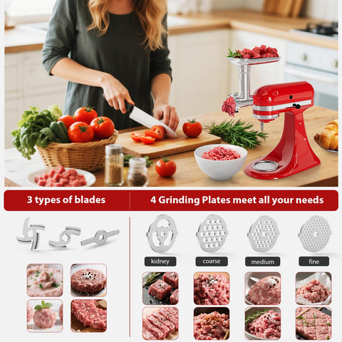 GuanQiao set of grinding plates displayed, offers multiple texture control