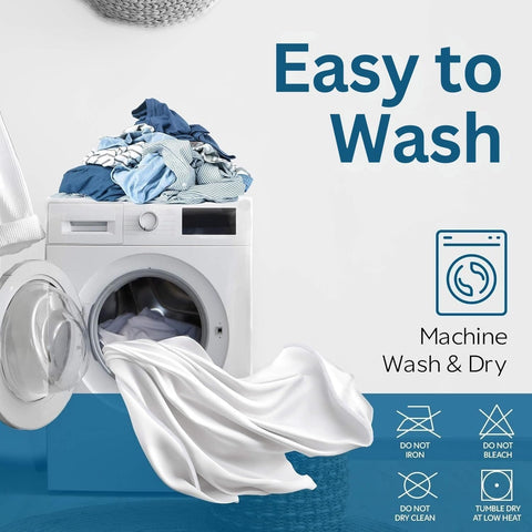 Guardmax protector in washing machine ready to launder easy care benefit